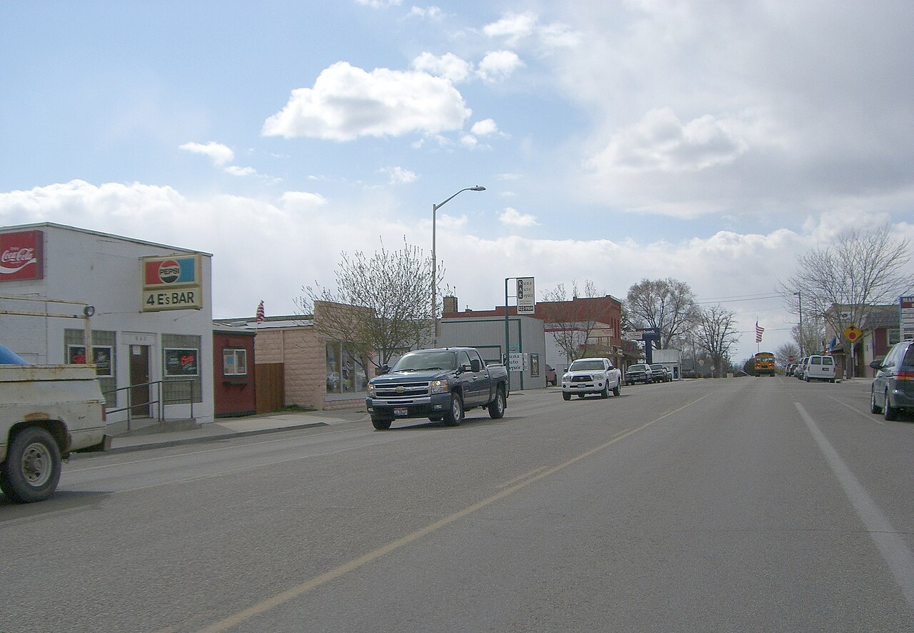Main Street in downtown Kuna, Idaho.